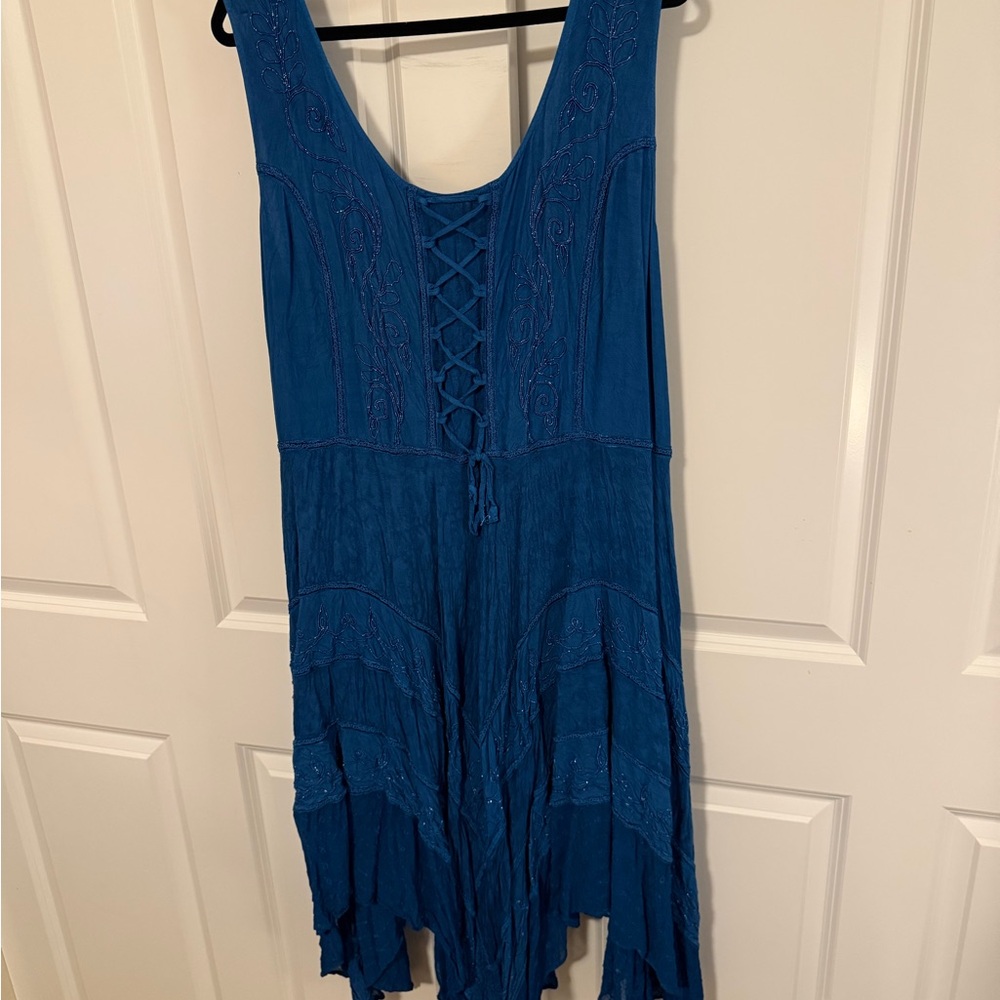 Holy Clothing Sapphire Blue Meredith Dress